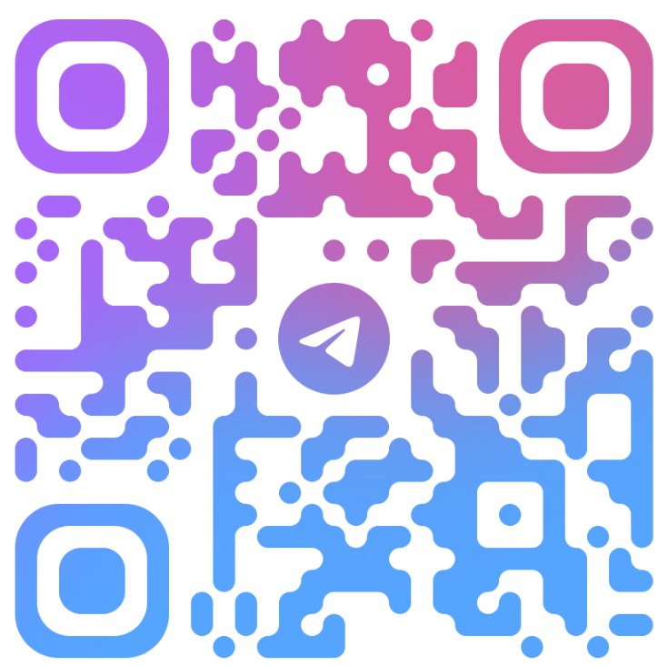 QR code to open Telegram bot